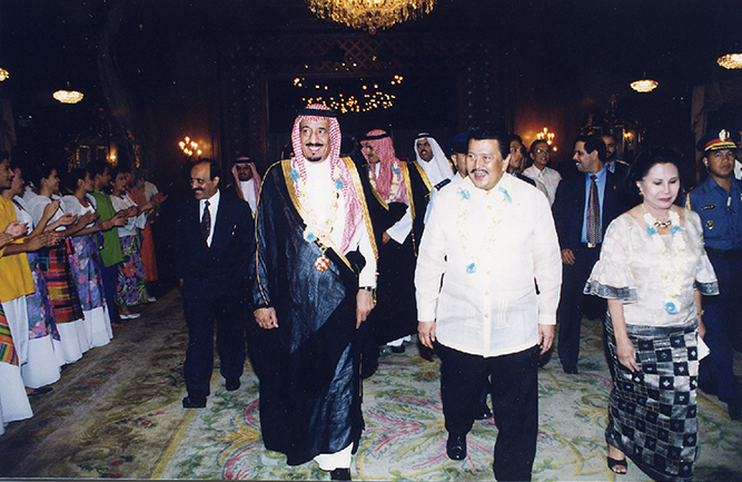 زيارة الملك سلمان بن عبدالعزيز للفلبين عام 1420هـ / 1999م